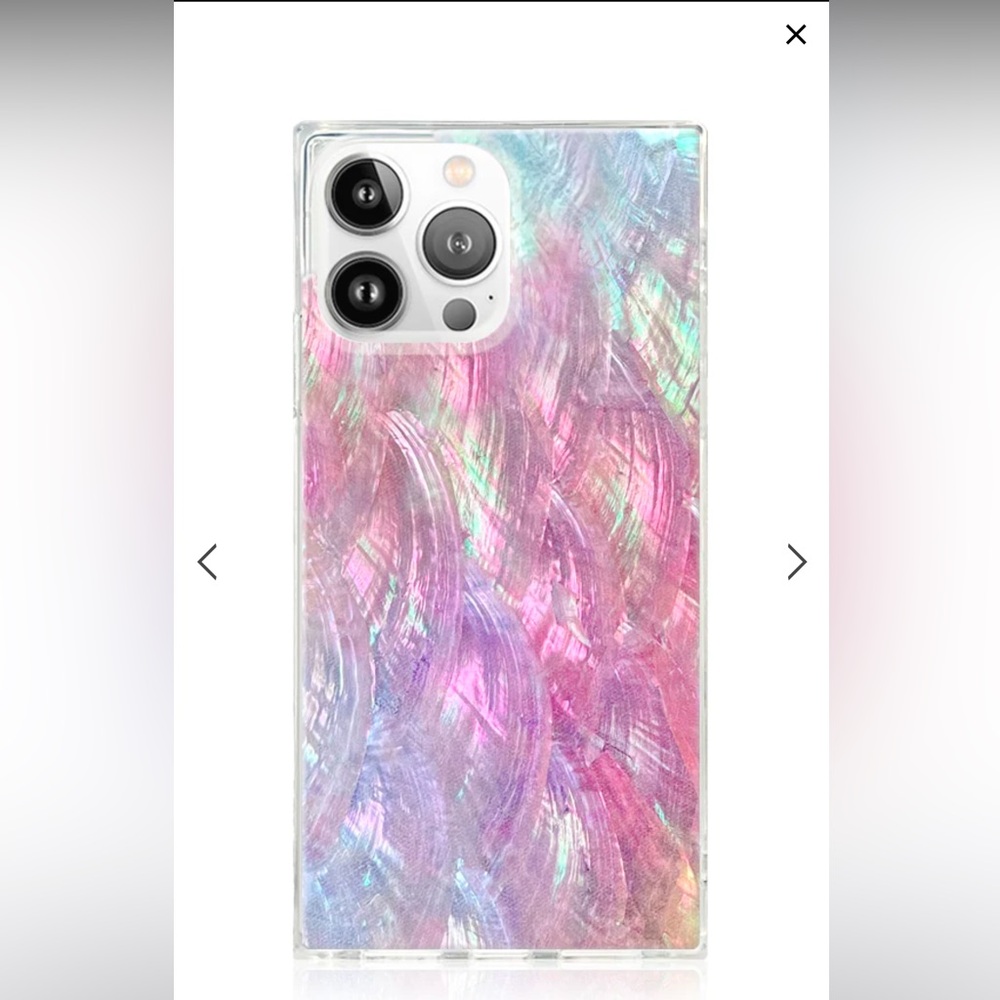 2 FLAUNT Iphone 13pro max phone cases |Taylor Swift “Mother of Pearl” phone case